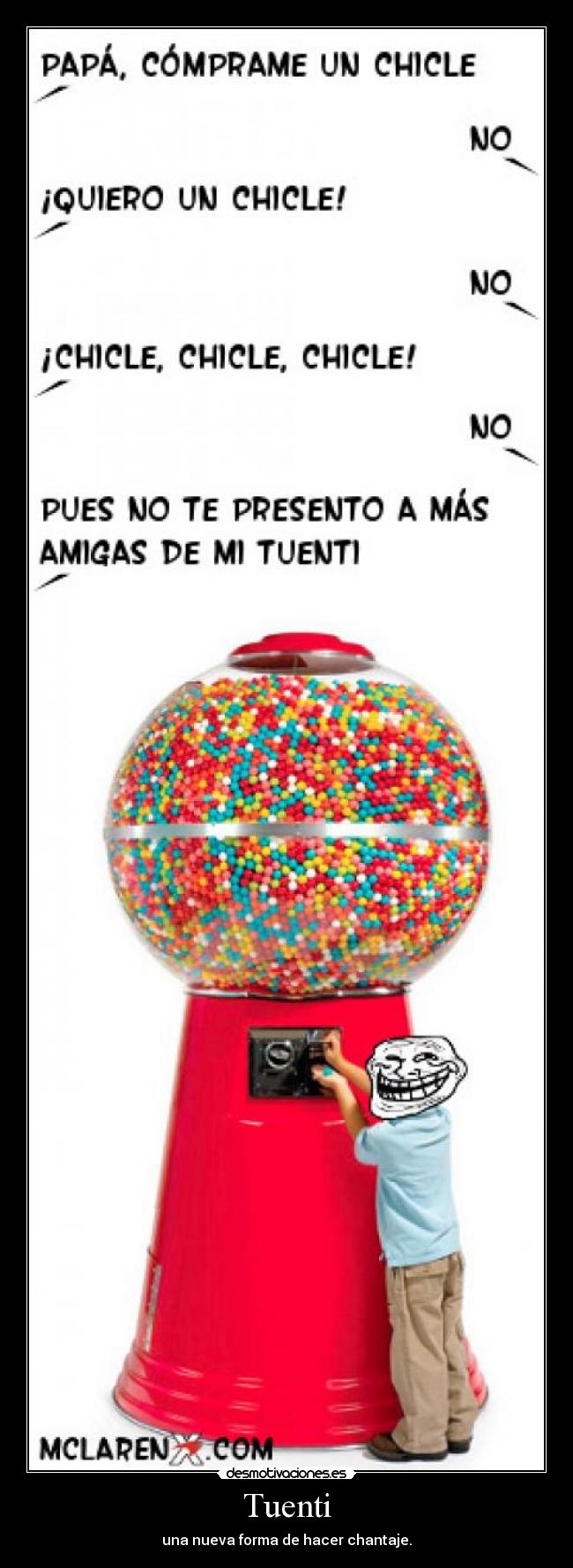 Tuenti - una nueva forma de hacer chantaje.