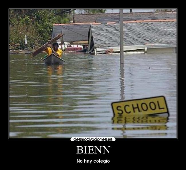 BIENN - No hay colegio