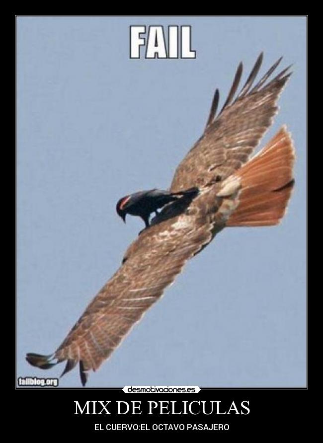 MIX DE PELICULAS - EL CUERVO:EL OCTAVO PASAJERO