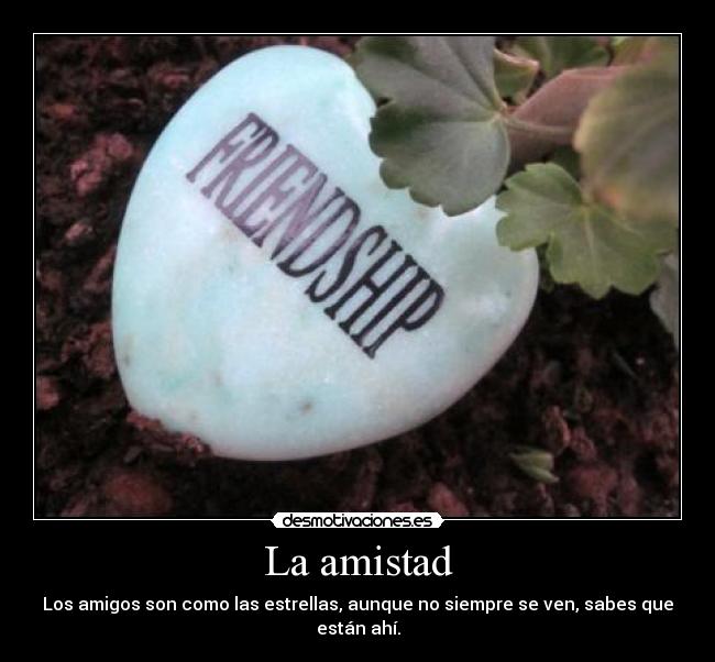 La amistad - 