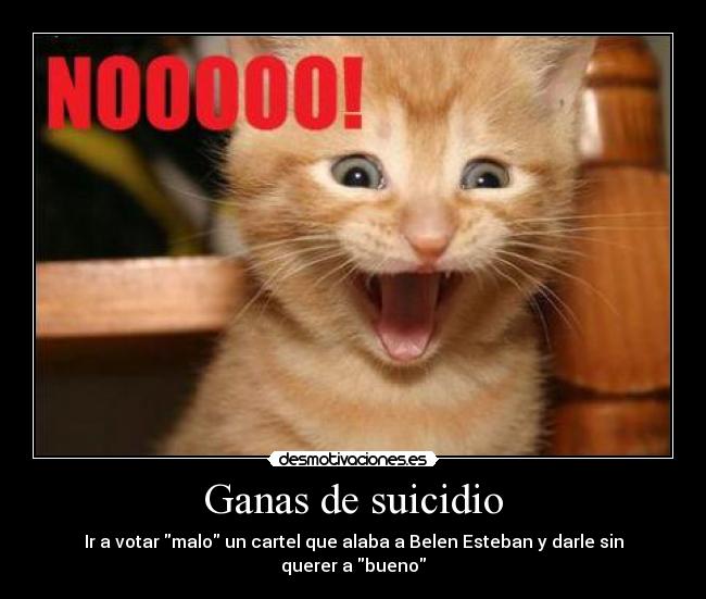 Ganas de suicidio -