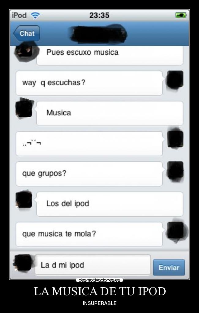 LA MUSICA DE TU IPOD -