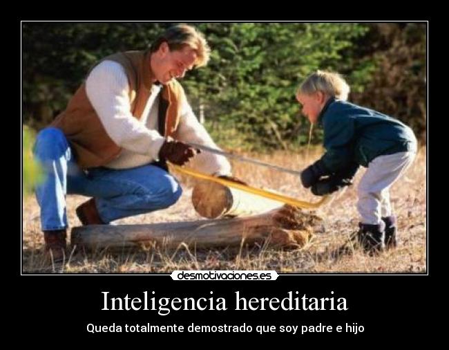 Inteligencia hereditaria -