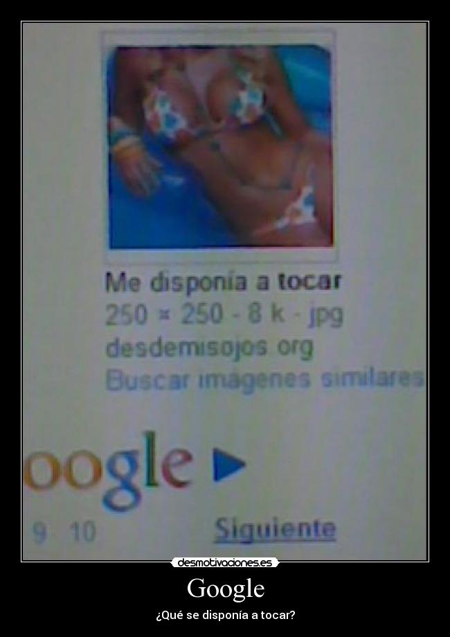 Google - ¿Qué se disponía a tocar?