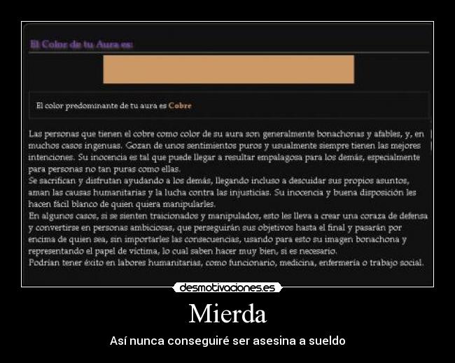 carteles cobre aura buena que putisima mierda asesina desmotivaciones