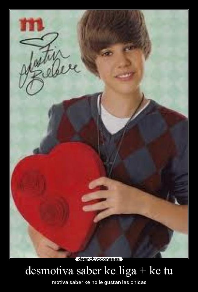desmotiva saber ke liga + ke tu - 