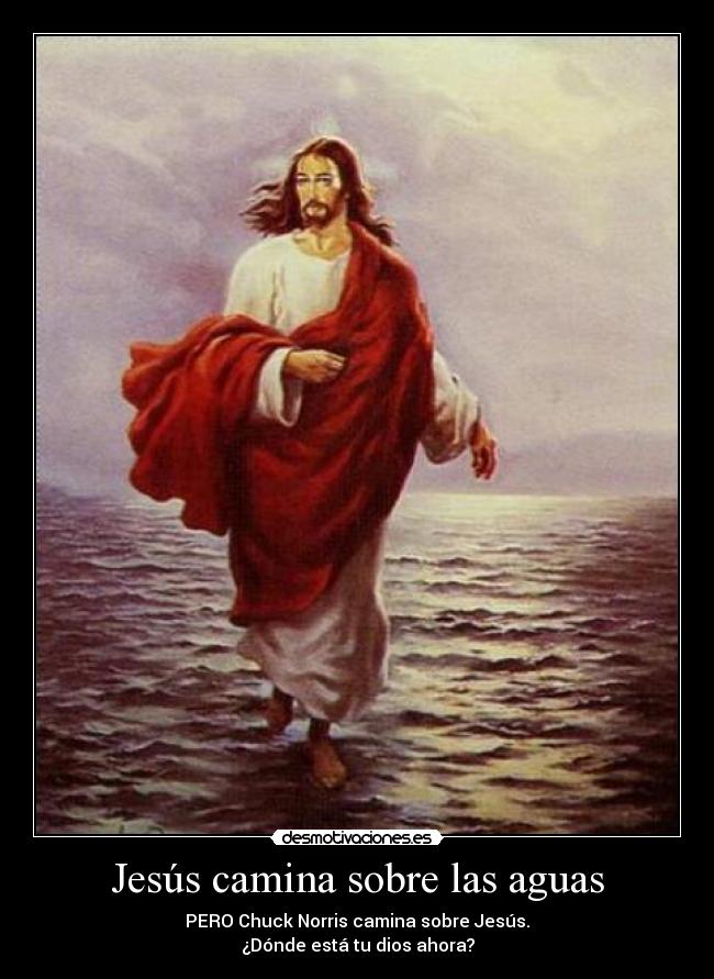 Jesús camina sobre las aguas - 