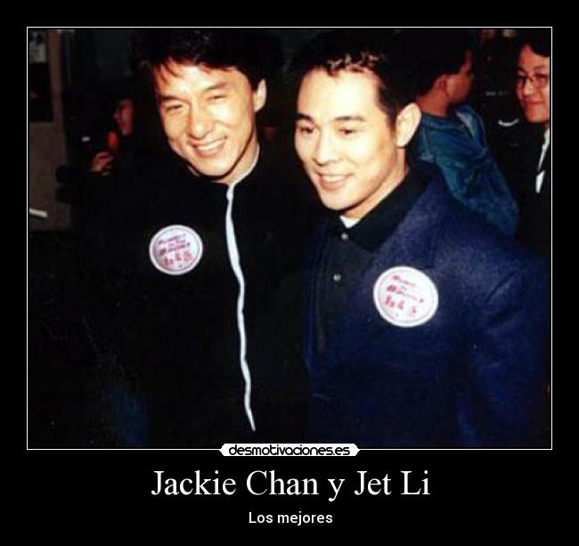 Jackie Chan y Jet Li -