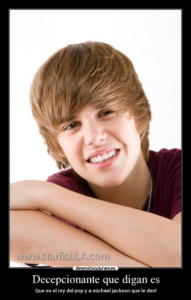 Decepcionante que digan es -