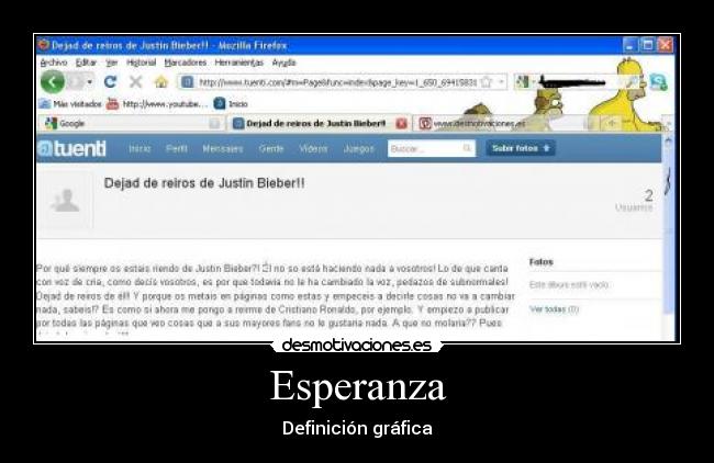 Esperanza - Definición gráfica