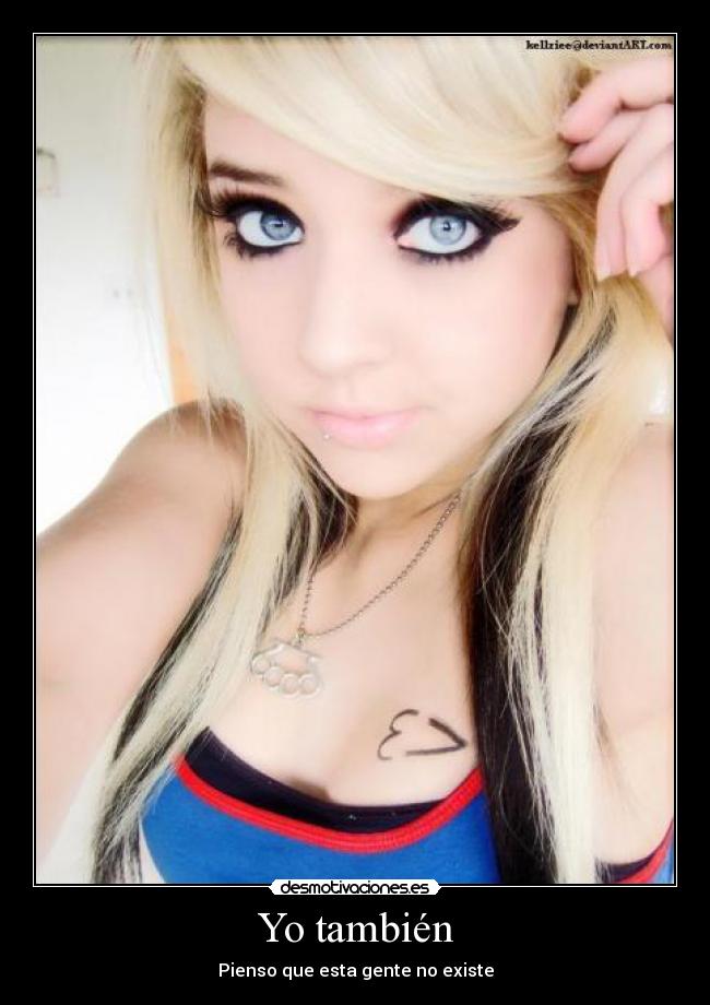 Yo también - Pienso que esta gente no existe