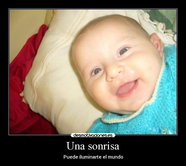 Una sonrisa -