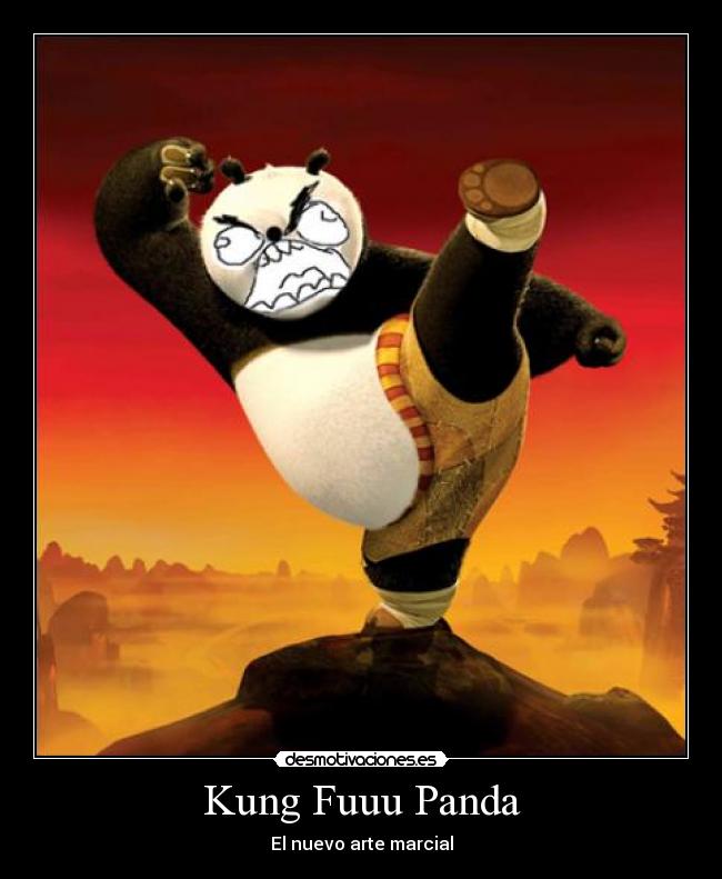 carteles kung fufuuupanda desmotivaciones