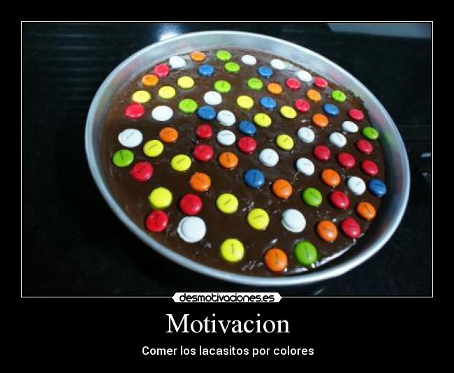 Motivacion - Comer los lacasitos por colores