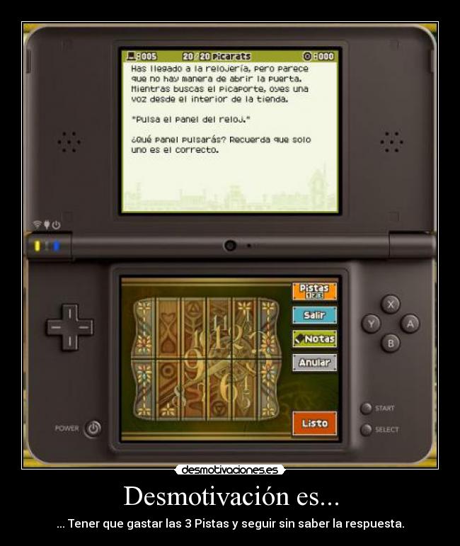 Desmotivación es... -