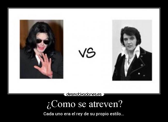 carteles michael jackson elveis presley pop rock desmotivaciones