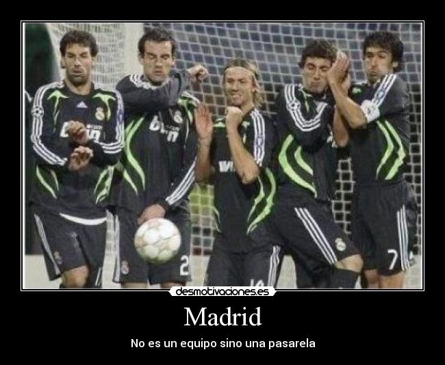 Madrid - No es un equipo sino una pasarela