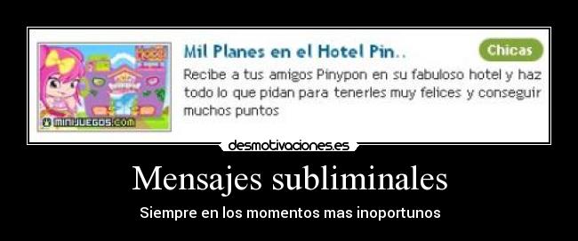 Mensajes subliminales -