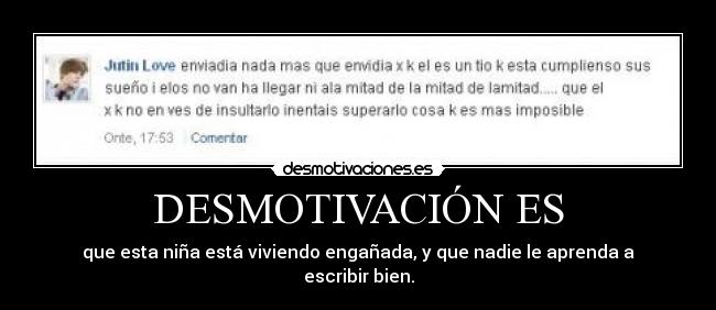 carteles justin bieber desmotivaciones