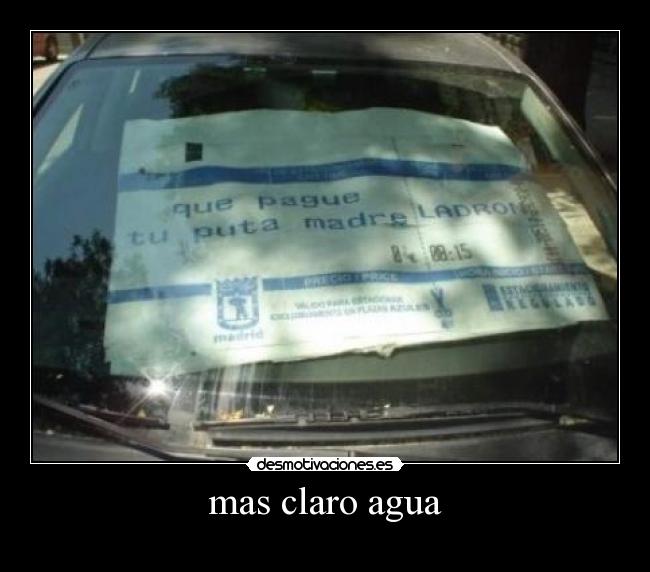 mas claro agua -