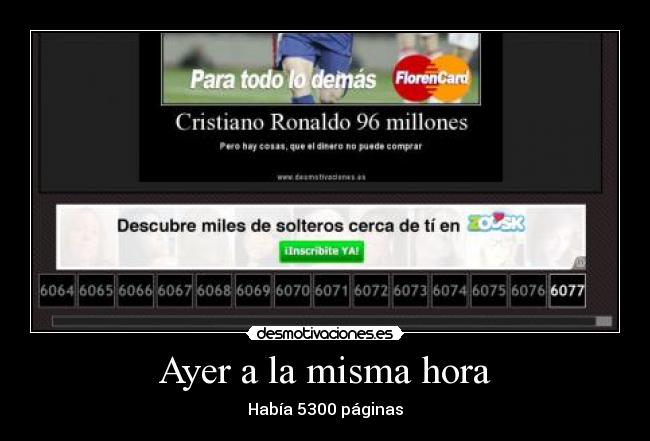 Ayer a la misma hora - 