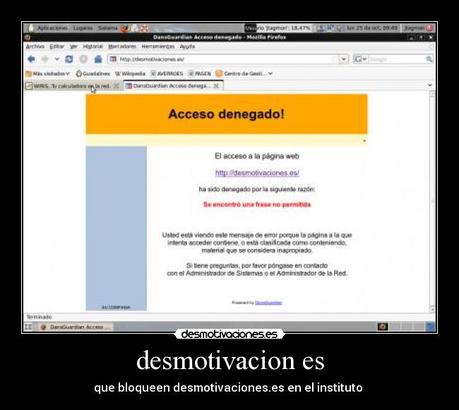 desmotivacion es - que bloqueen desmotivaciones.es en el instituto