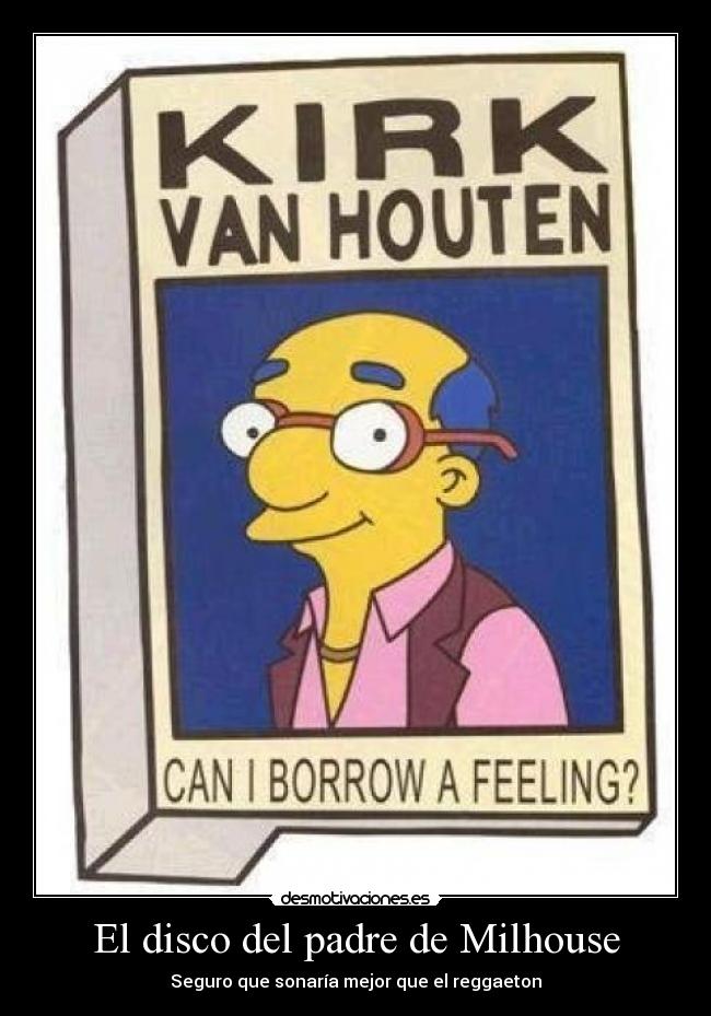 El disco del padre de Milhouse - 