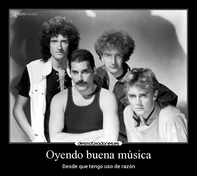 Oyendo buena música - 