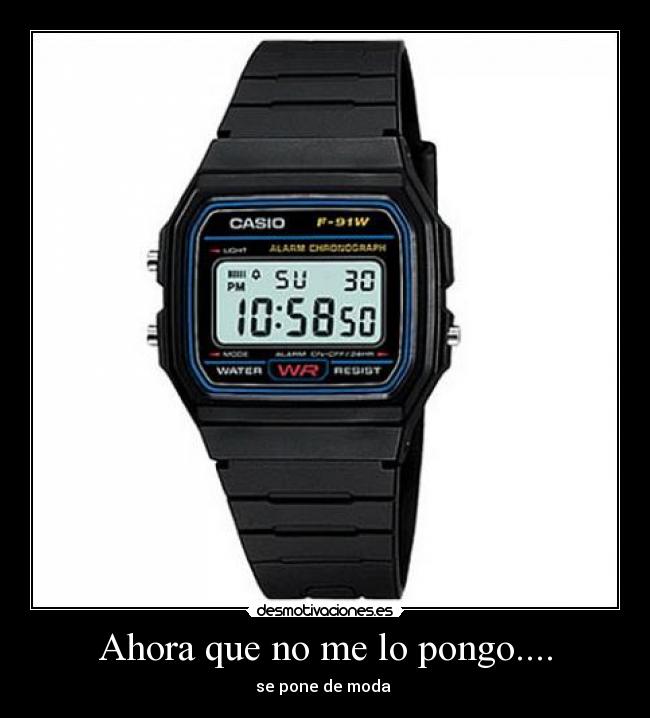 carteles casio moda desmotivaciones