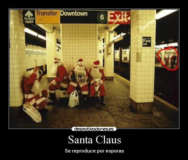 carteles invasion santas desmotivaciones
