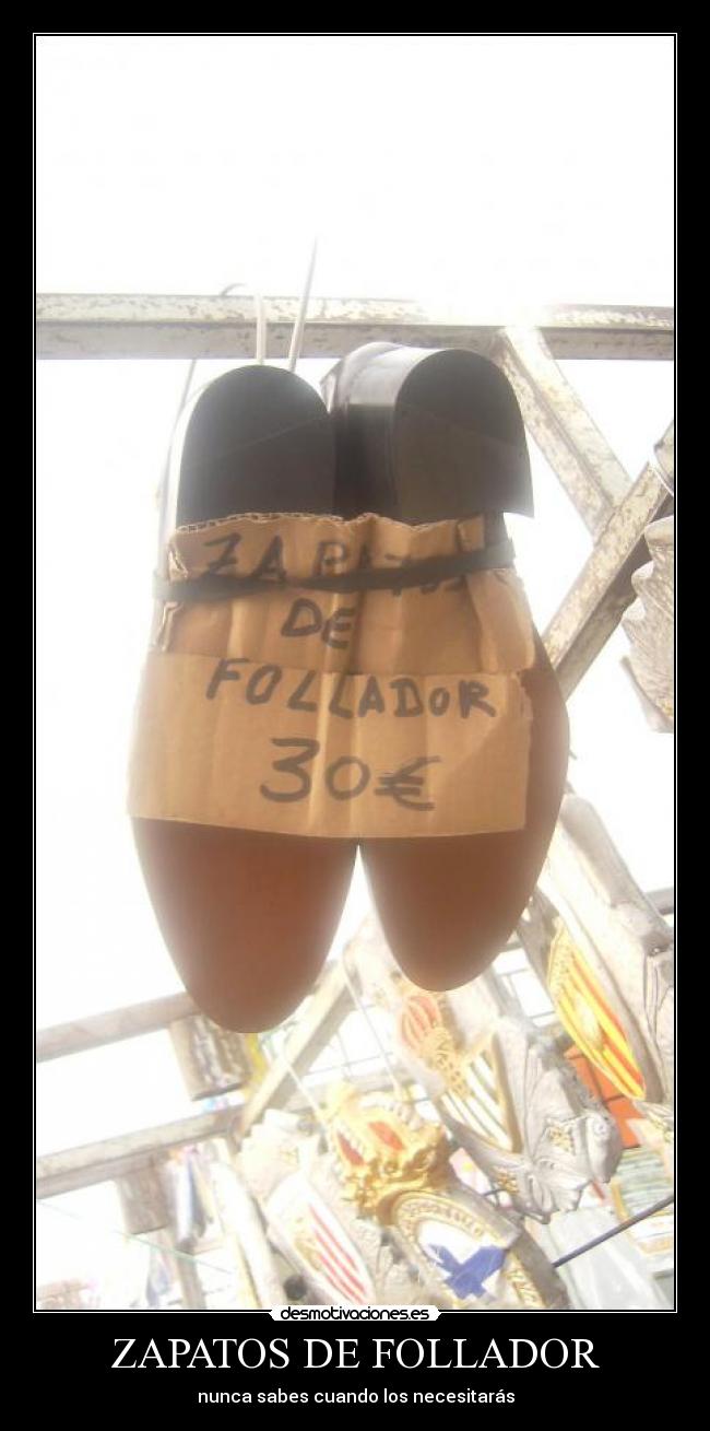 ZAPATOS DE FOLLADOR - 