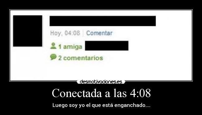 Conectada a las 4:08 - 