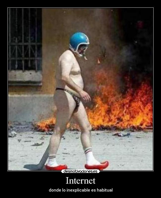 Internet - donde lo inexplicable es habitual