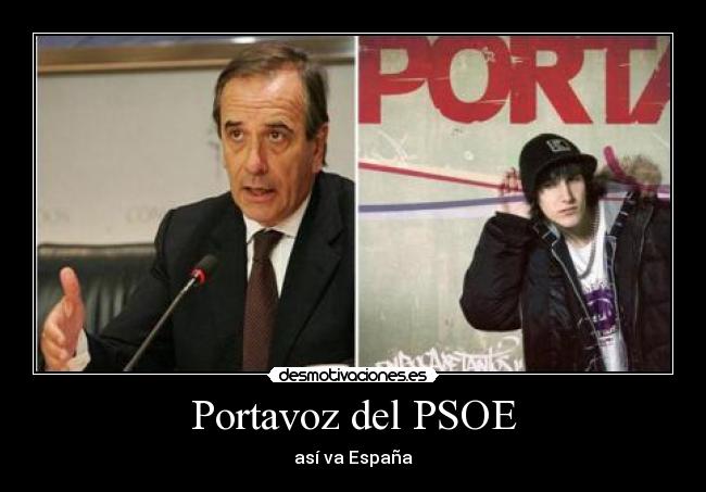 Portavoz del PSOE - así va España