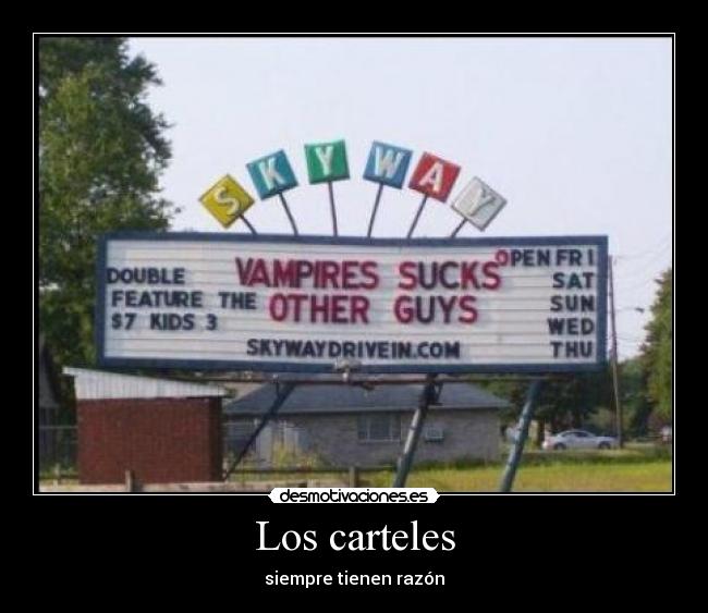 Los carteles -