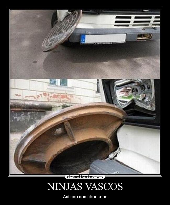 NINJAS VASCOS - Así son sus shurikens