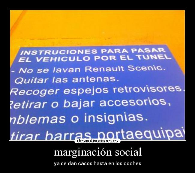 marginación social - 