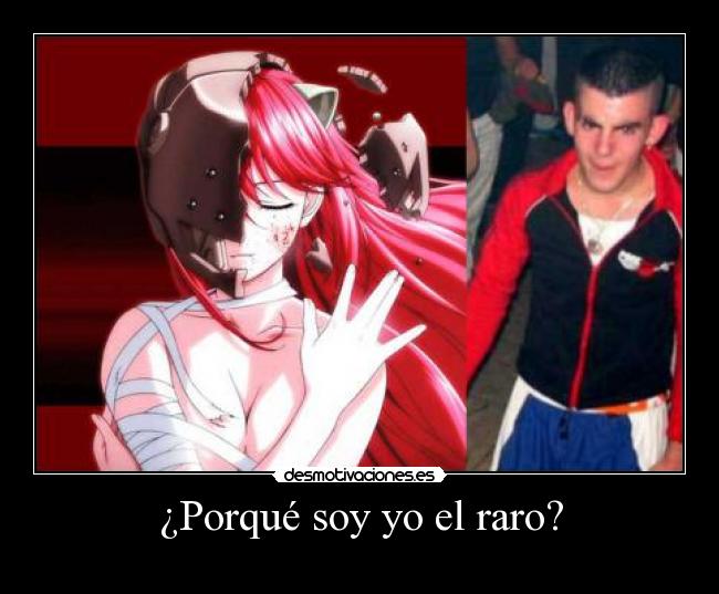 carteles cani anime elfen lied desmotivaciones