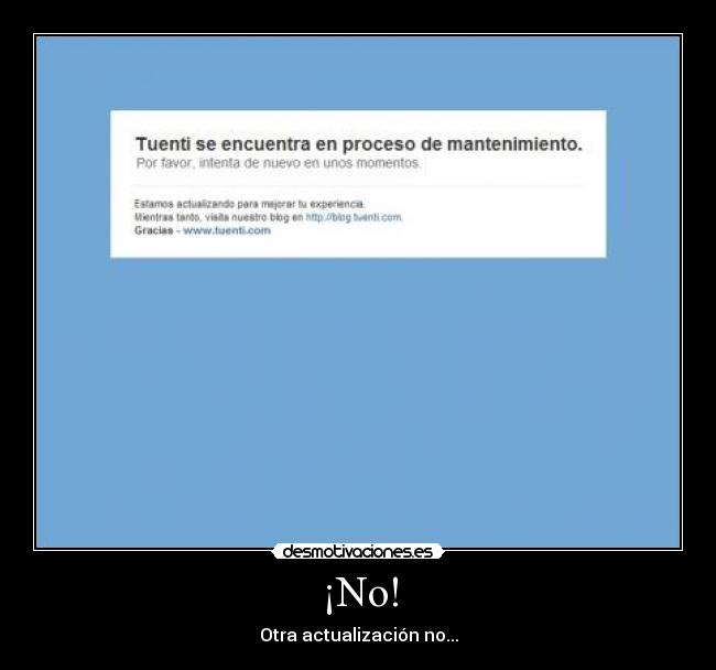 ¡No! -