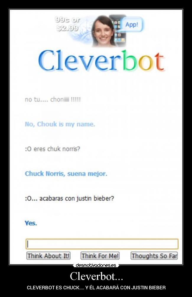 Cleverbot... -