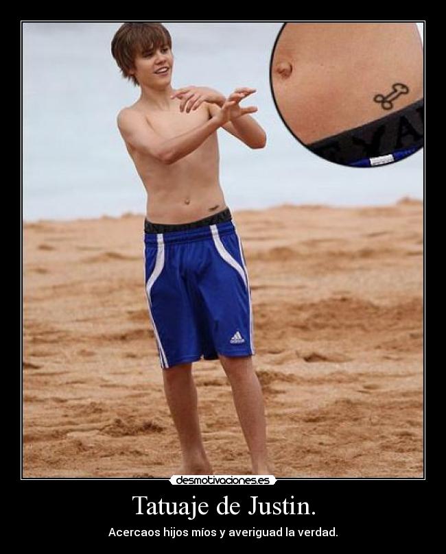 Tatuaje de Justin. - 