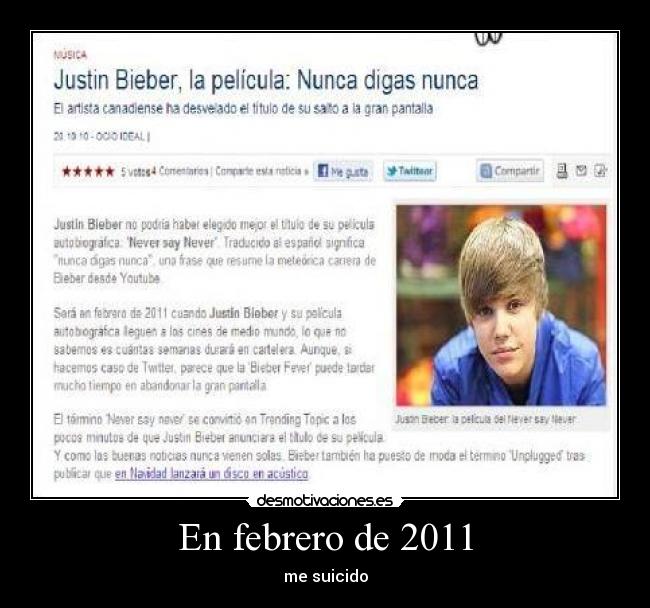 En febrero de 2011 - 