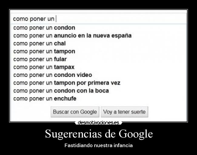 Sugerencias de Google - 