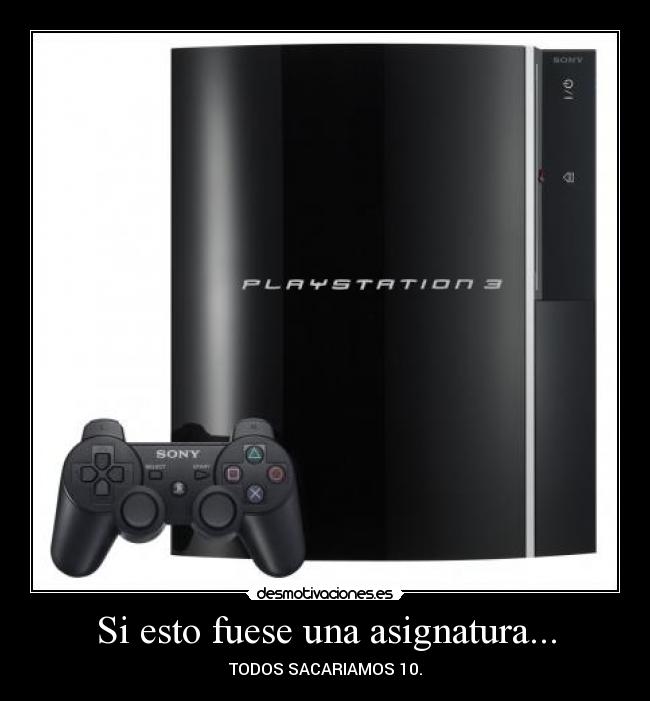 Si esto fuese una asignatura... -