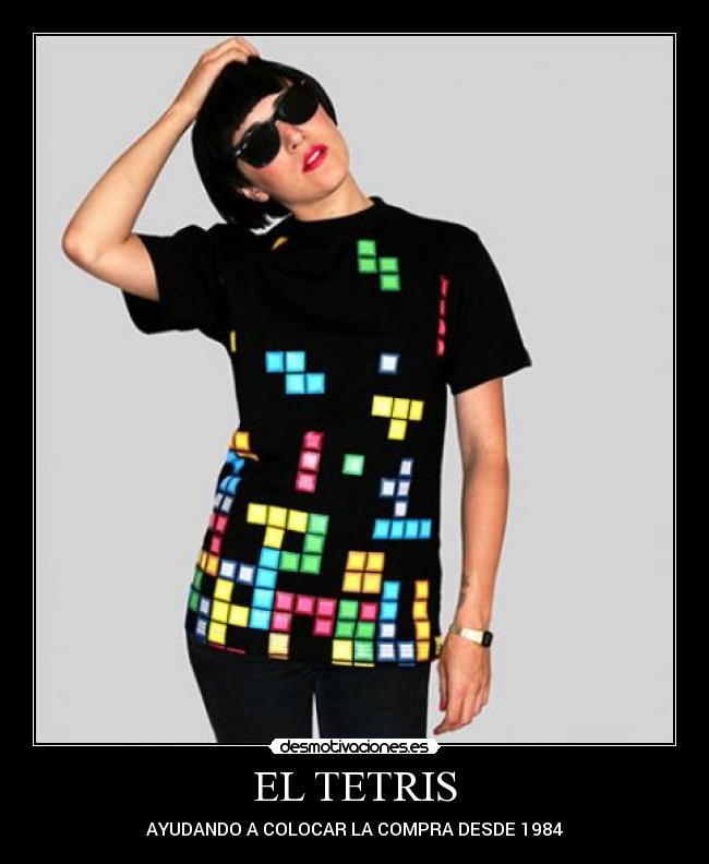 EL TETRIS - AYUDANDO A COLOCAR LA COMPRA DESDE 1984