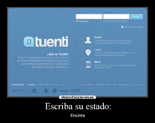 Escriba su estado: -