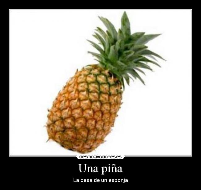 Una piña -