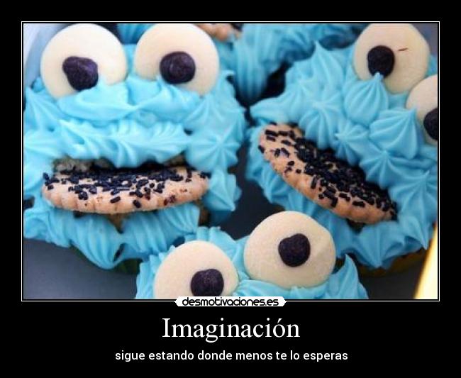 carteles imaginacion cake desmotivaciones