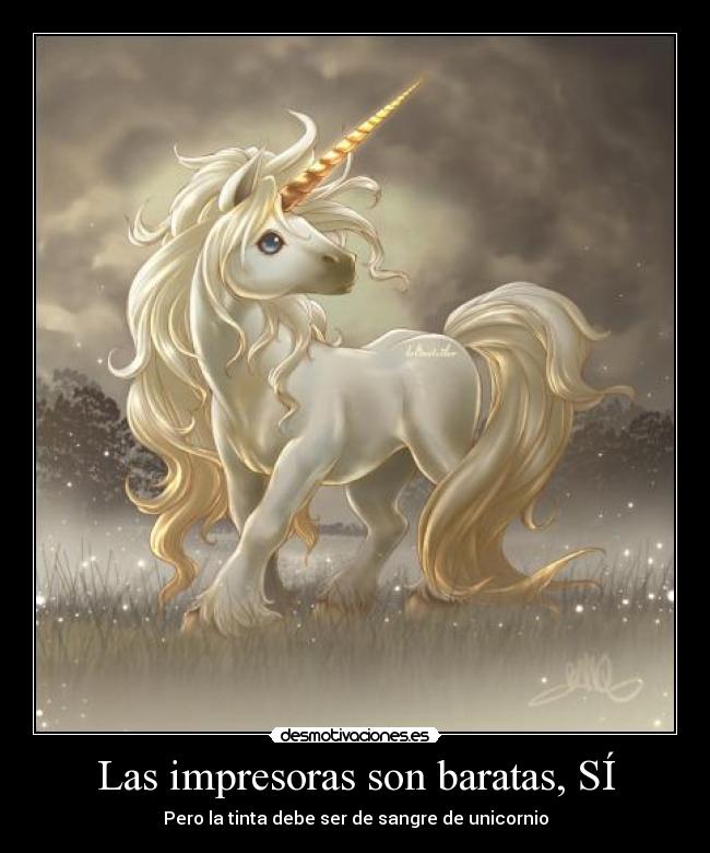 Las impresoras son baratas, SÍ - 