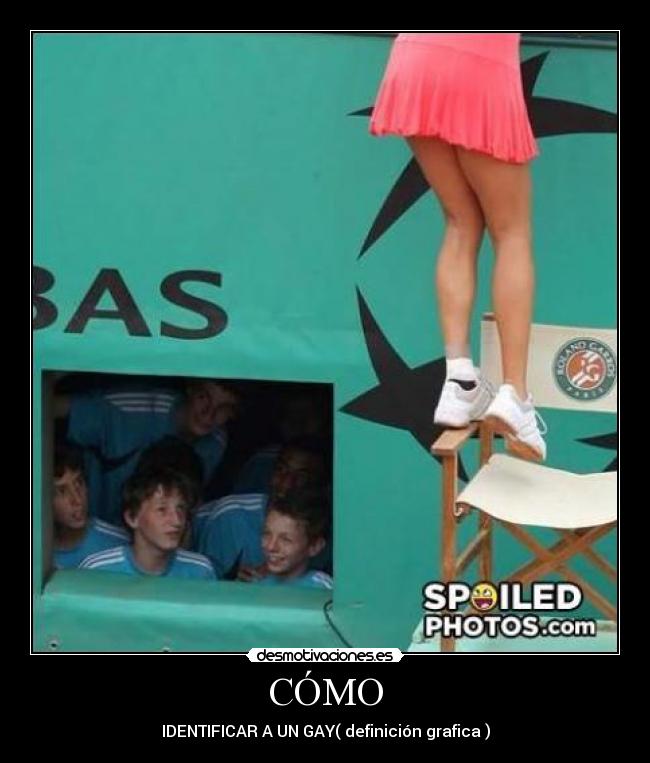 CÓMO - IDENTIFICAR A UN GAY( definición grafica )